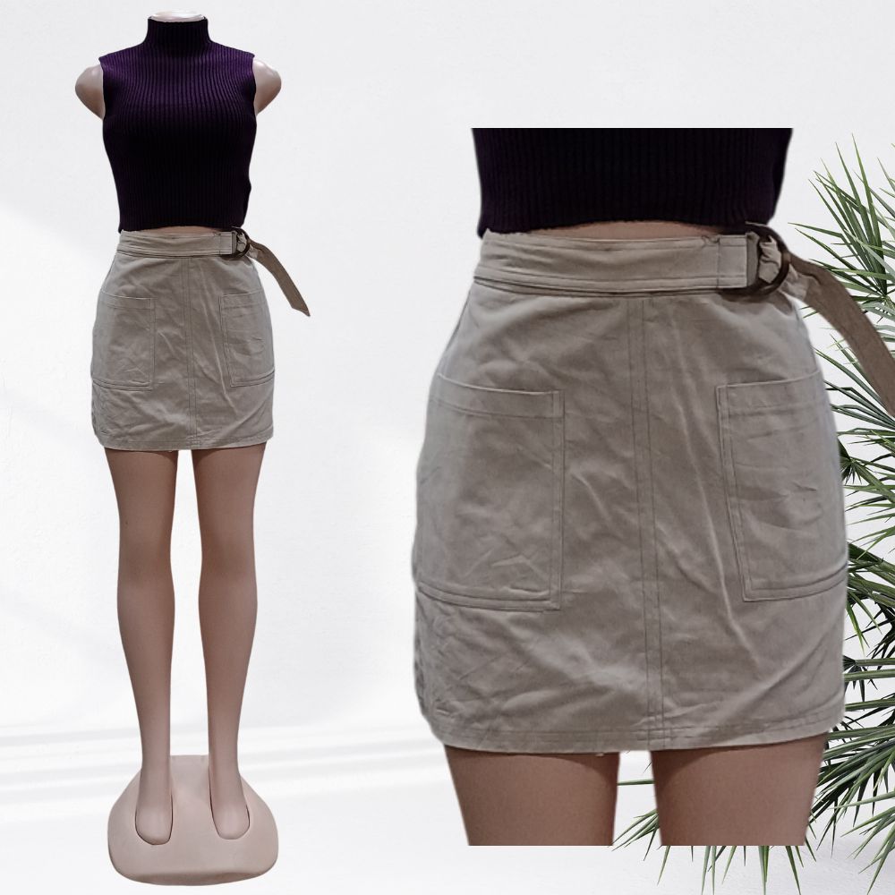 STP G-A Mini Skirt Summer (Cotton, Denim Mix) - LADIES