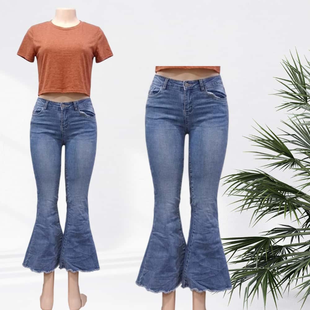 Ladies Bell Bottom Pants 25kgs