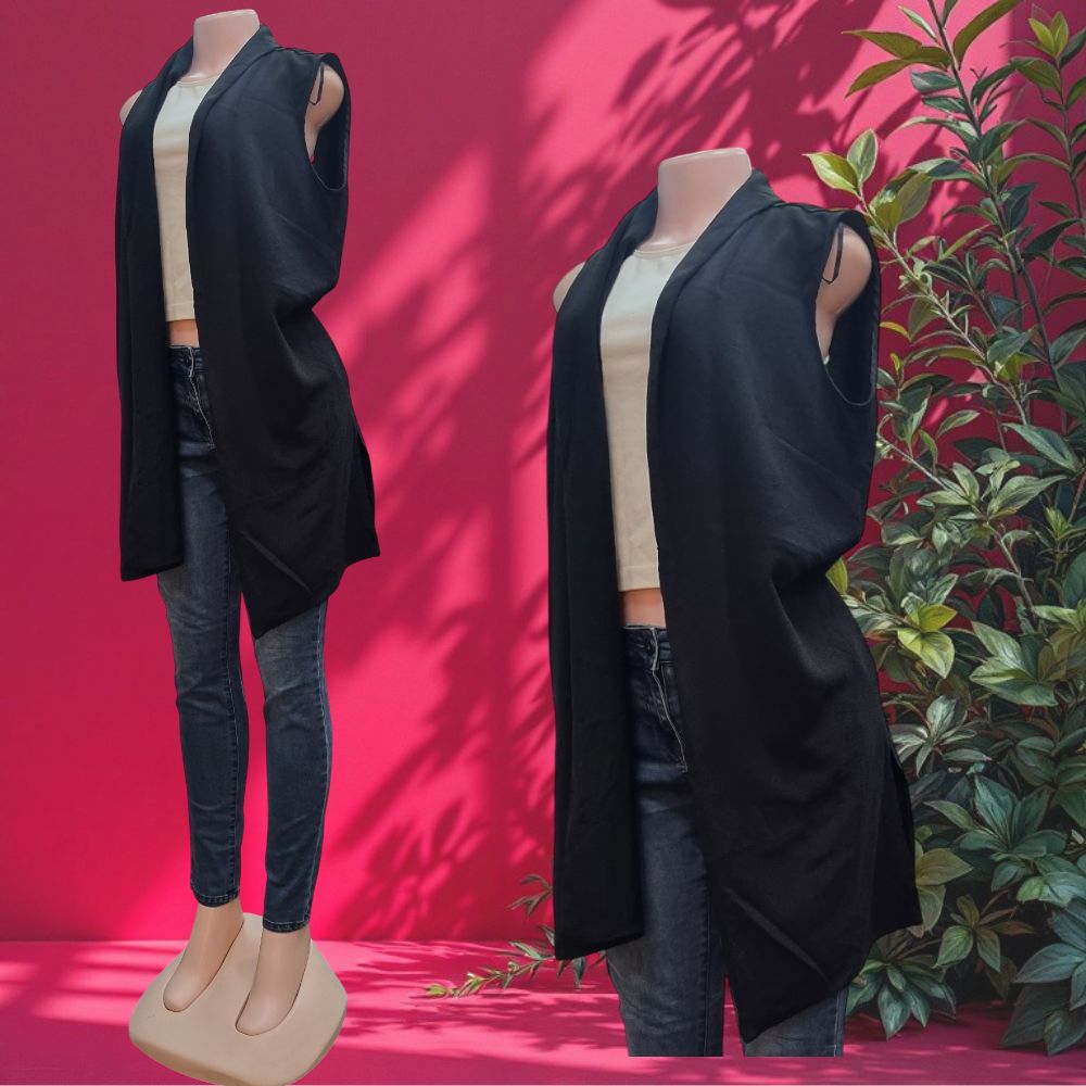 CRM Ladies Sleeveless Long Coat