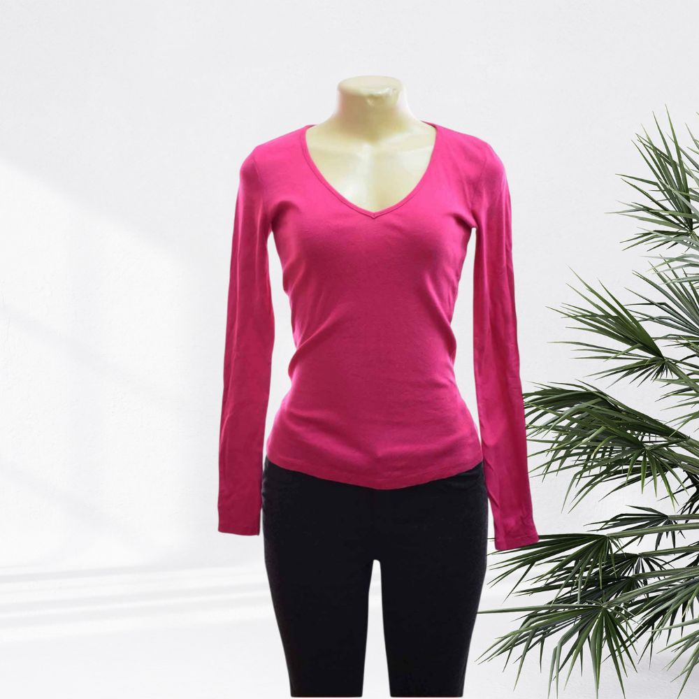 G-A T-Shirt Longsleeve Collar/Roundneck/Fashior - LADIES