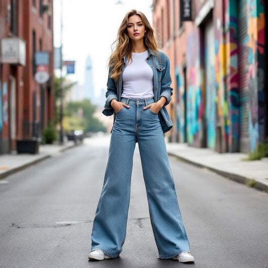 PR Ladies Boyfriend Pants (Mix Moms Jeans/Wide Leg Pants) 25kgs