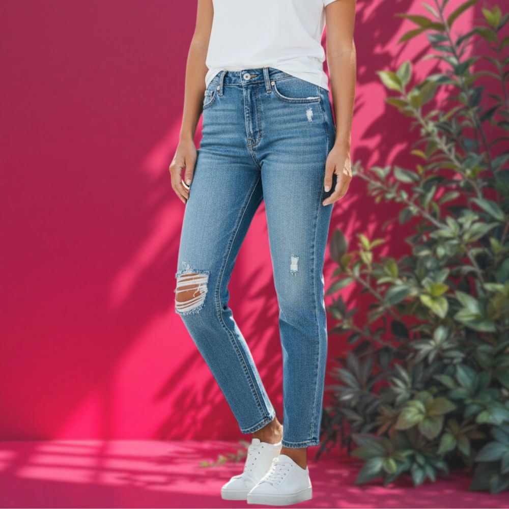 CRM Ripped/Tattered Jeans Pants - LADIES