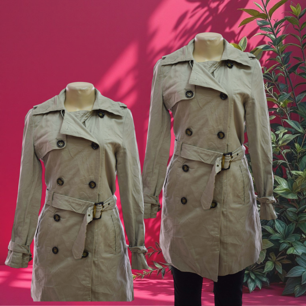 CRM Trench Coat Belt / No Belt