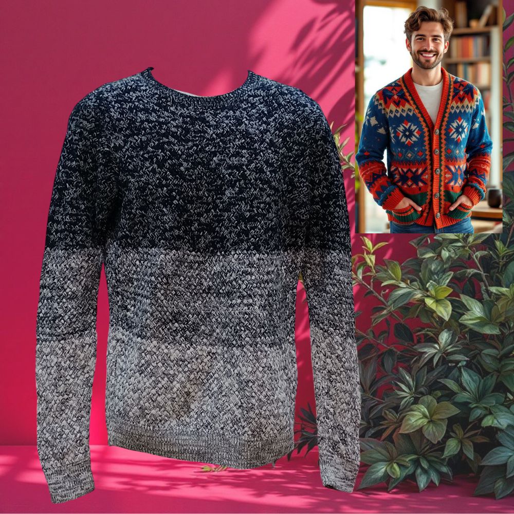 CRM Men's Knitted Cardigan Winter