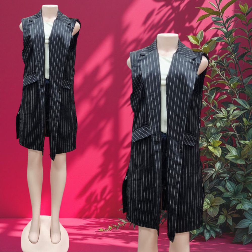 CRM Ladies Sleeveless Long Coat