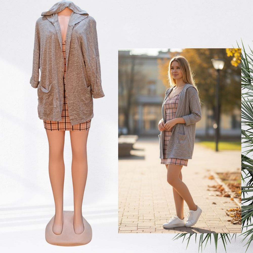 STP Creme Ladies Open Knitted Cardigan