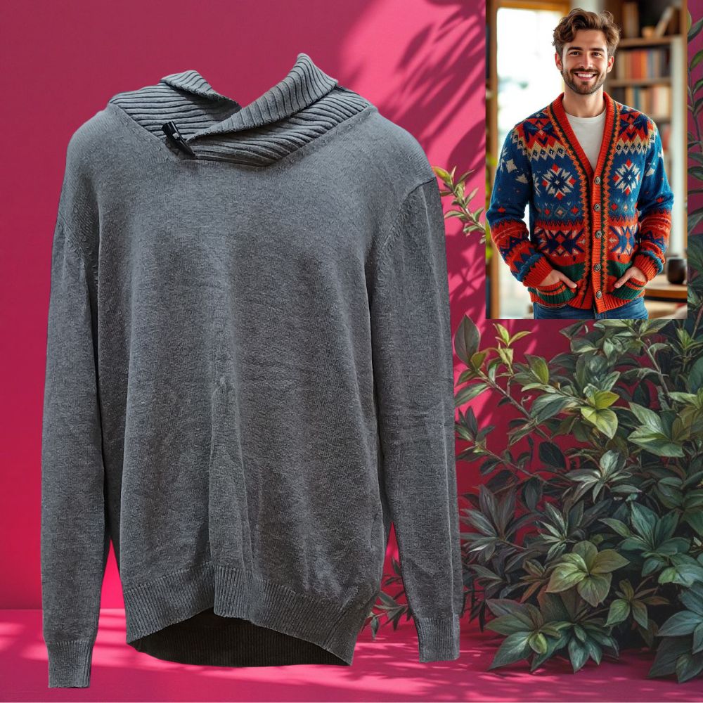 CRM Men's Knitted Cardigan Winter