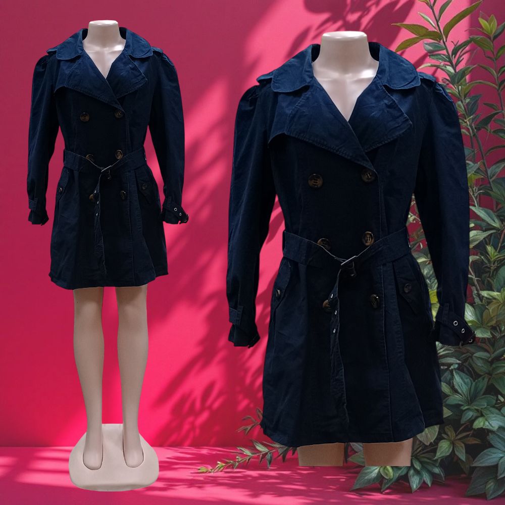 CRM A Open Trench Coat (no belt)