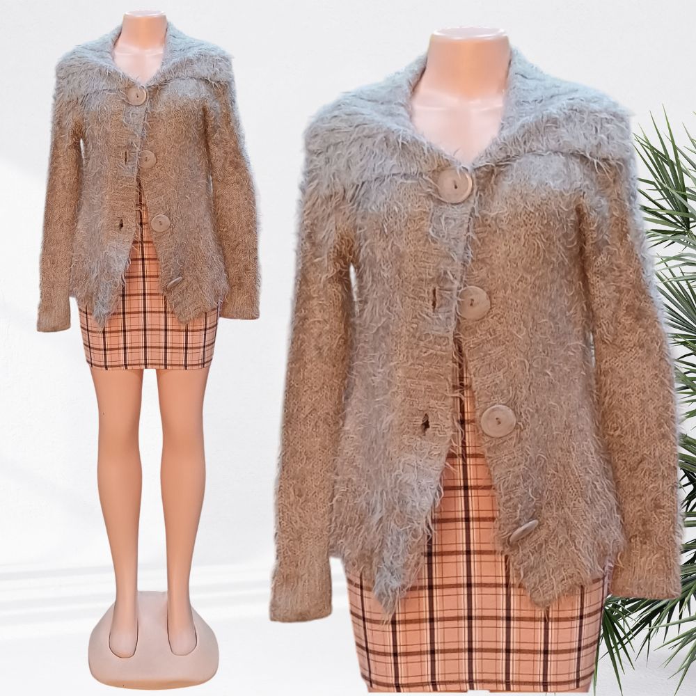 STP Creme Ladies Open Knitted Cardigan