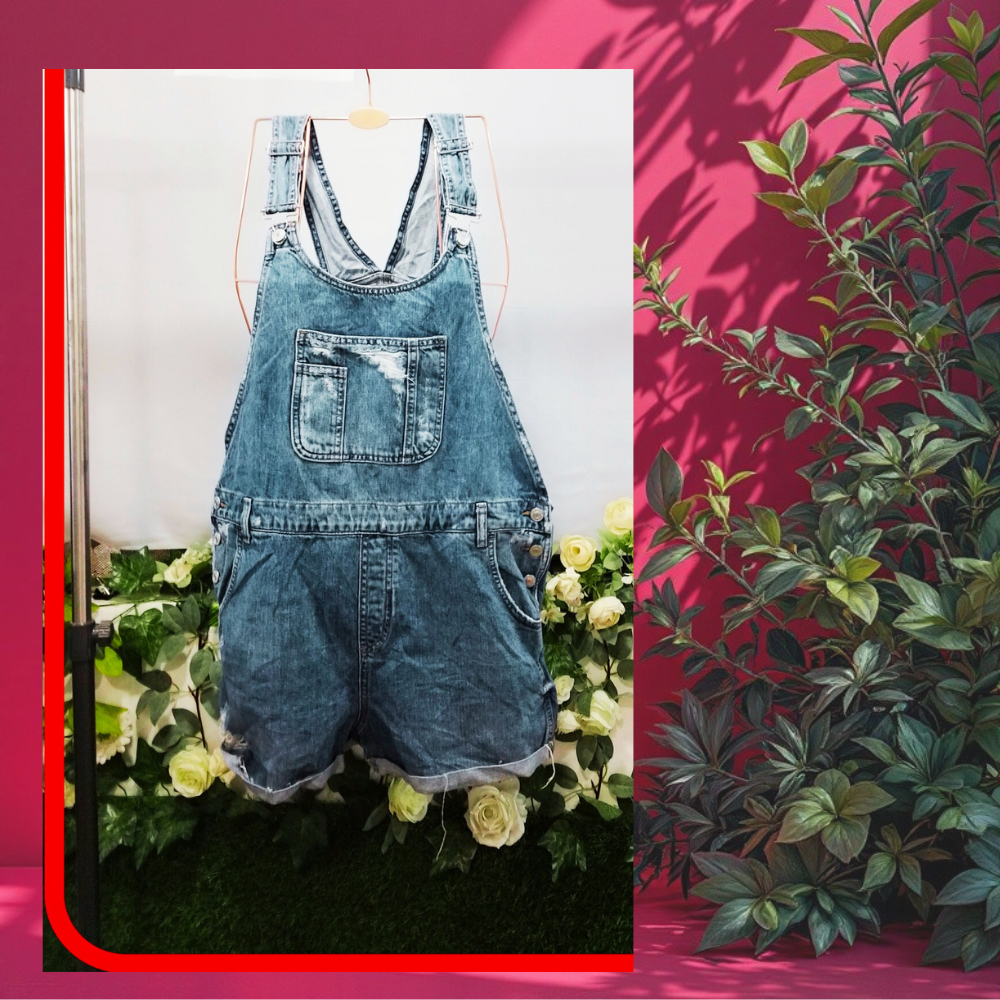 CRM Denim (maong) Romper/Jumpsuit Creme