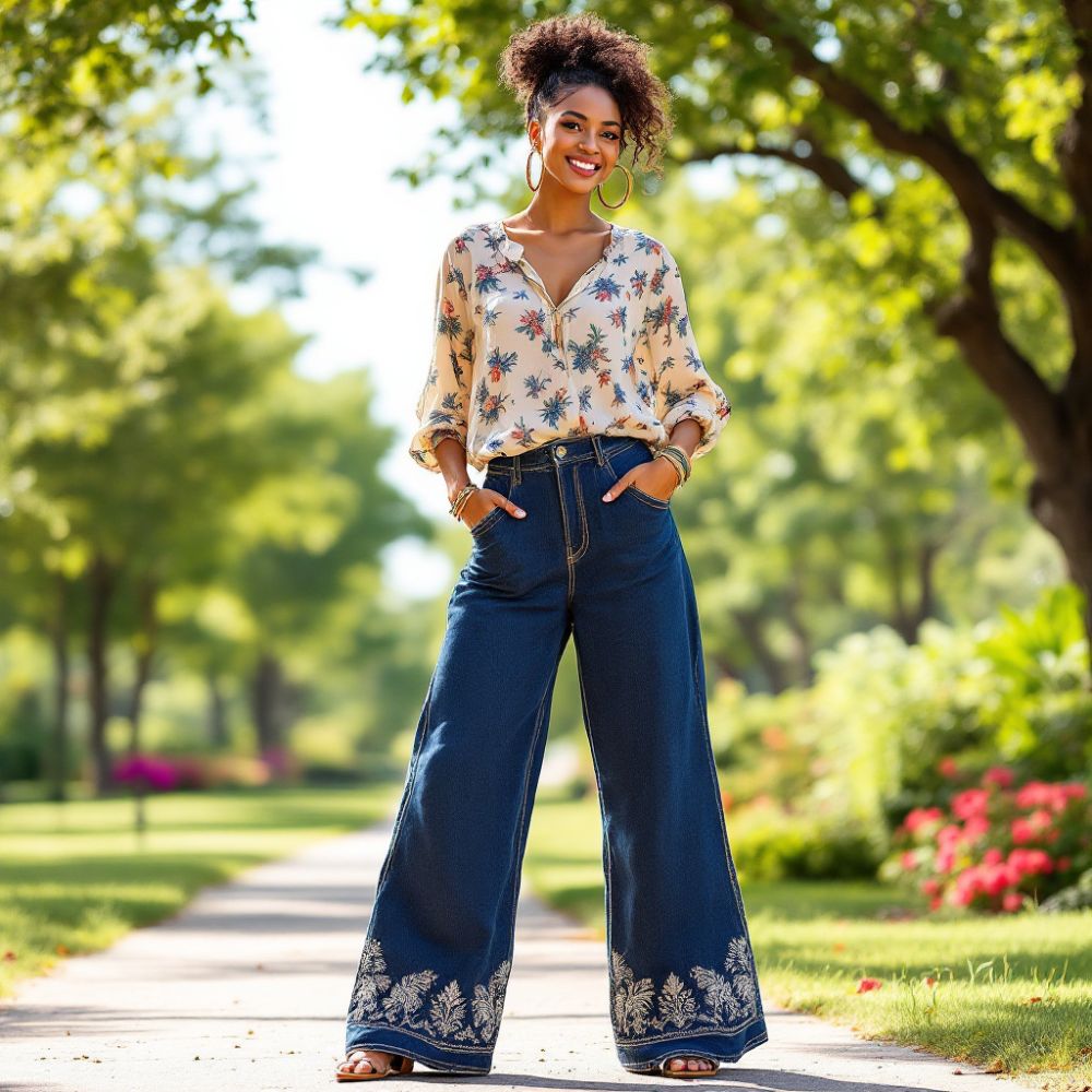 CRM Wide Jeans Pants - LADIES