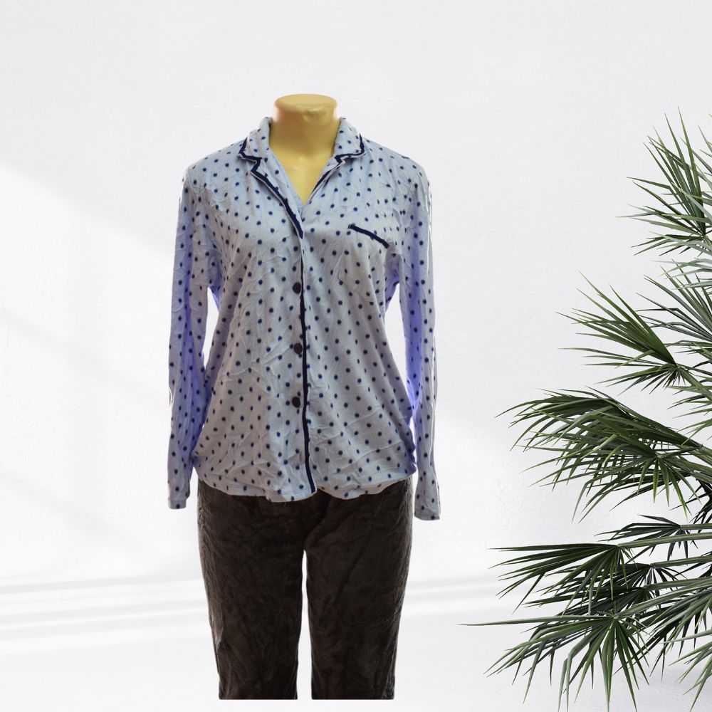 CRM Cotton Pajama Tops+Bottoms Not Set - Ladies