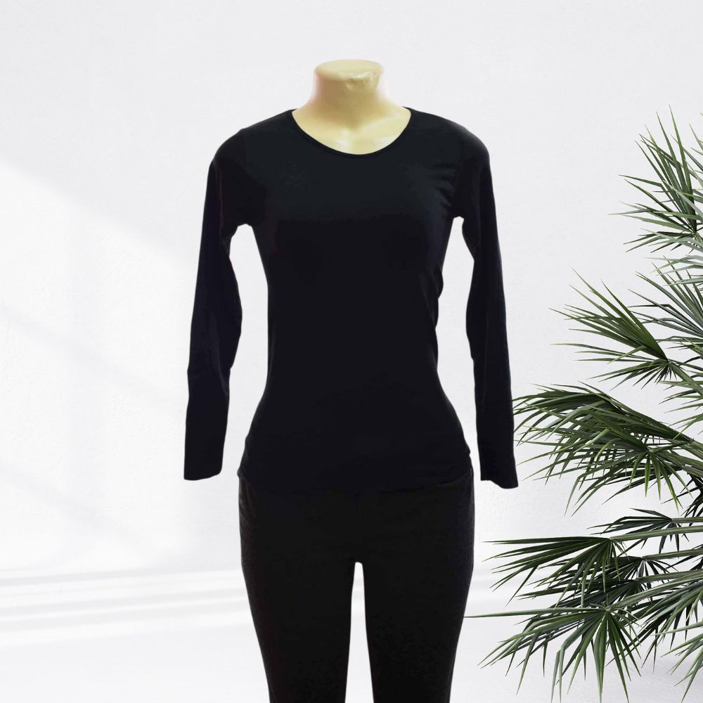 STP  G-A T-Shirt Longsleeve Collar/Roundneck/Fashion- LADIES