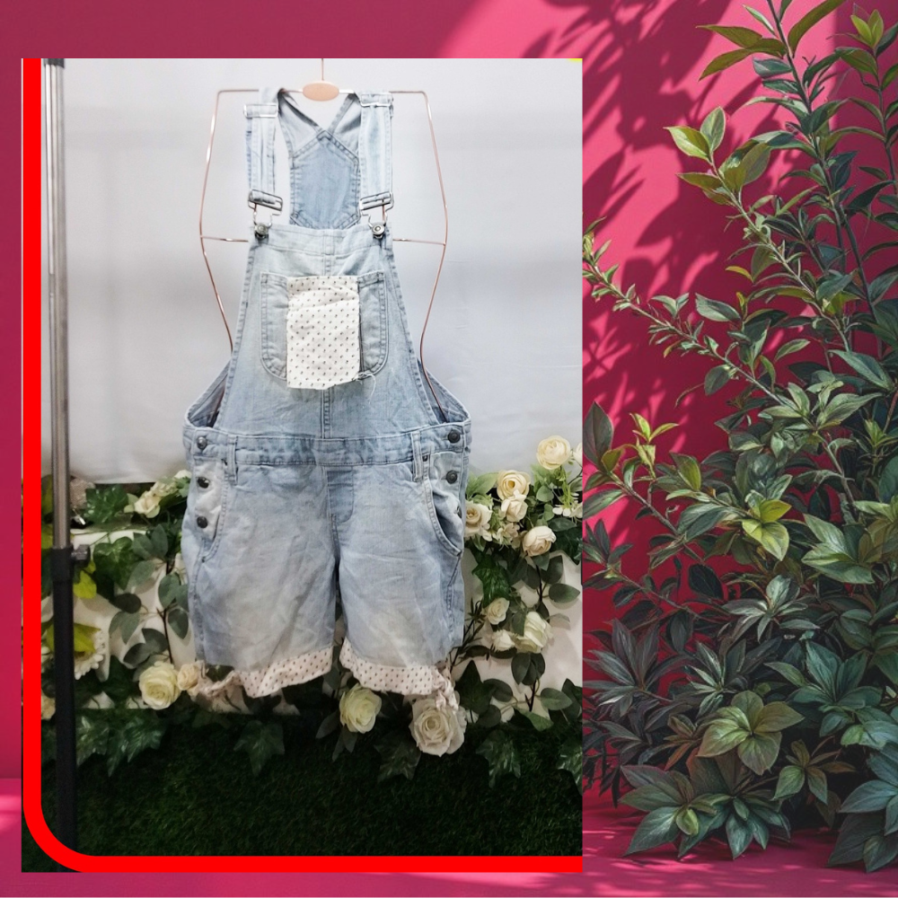 CRM Denim (maong) Romper/Jumpsuit Creme