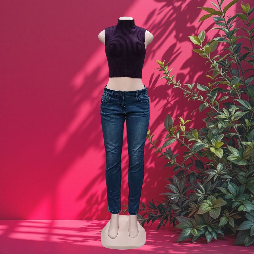 CRM Ladies Knitted CropTop Mix