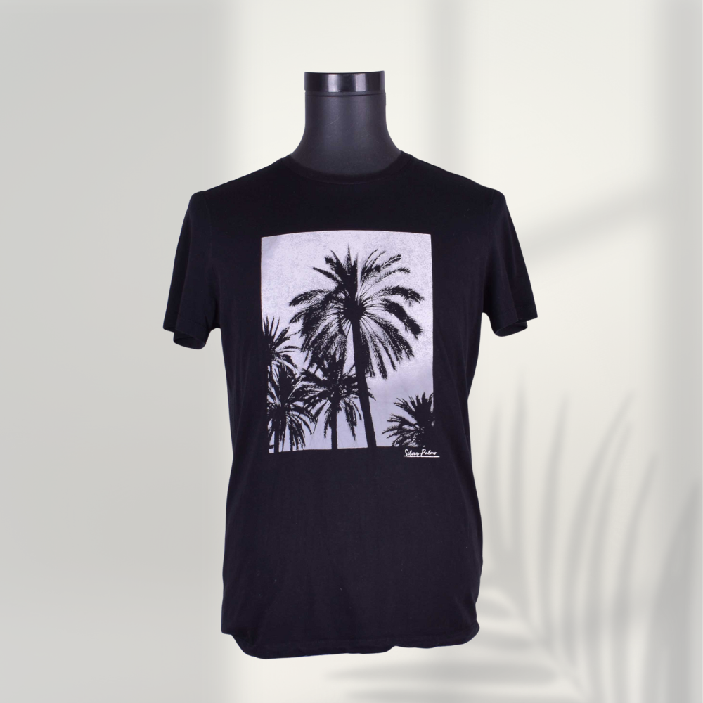 Supercreme Men T-Shirt Shortsleeve Roundneck/Collar