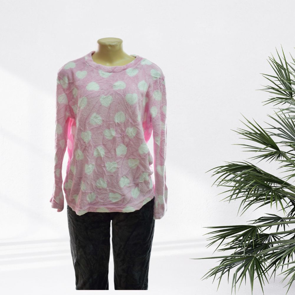 CRM Cotton Pajama Tops+Bottoms Not Set - Ladies