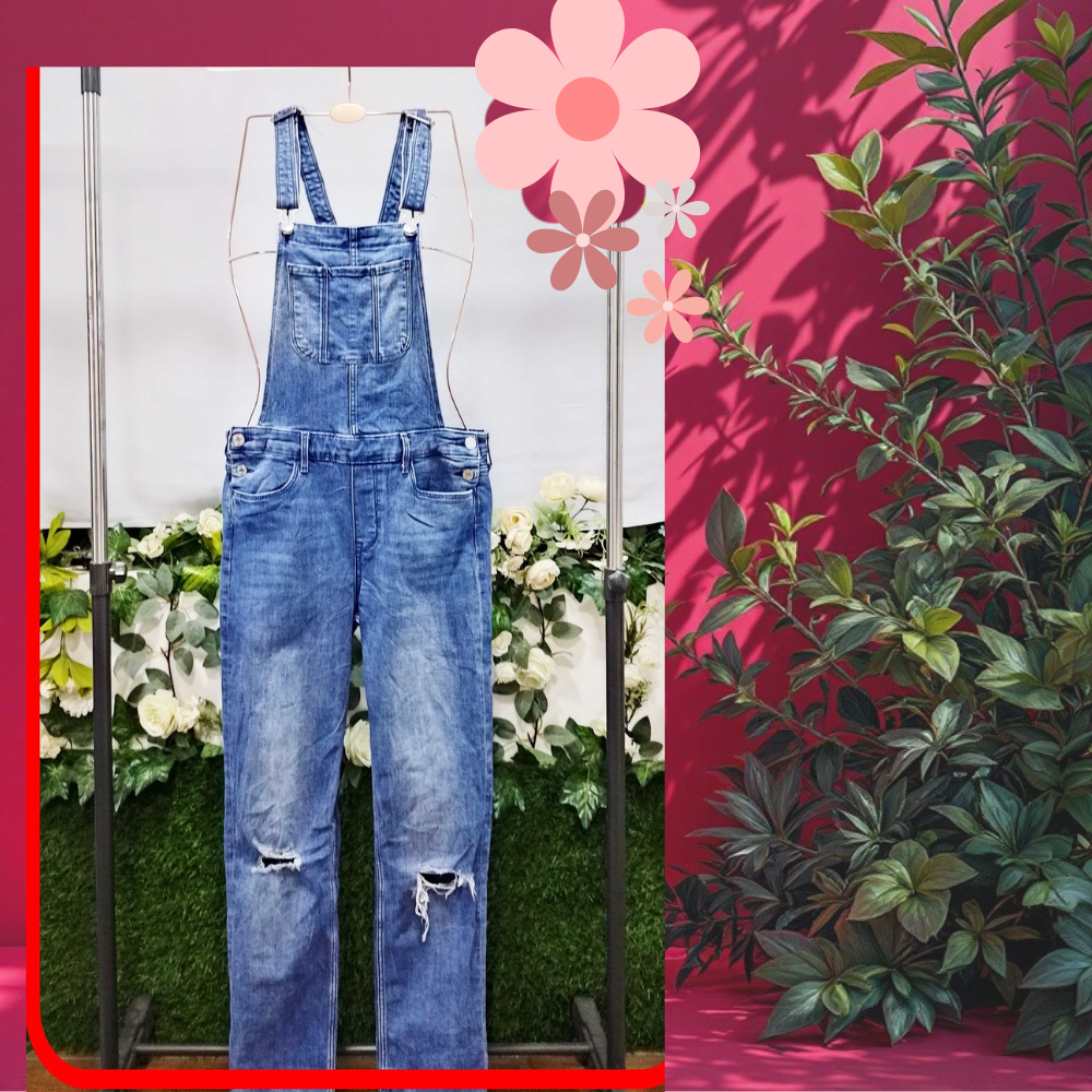 CRM Denim (maong) Romper/Jumpsuit Creme