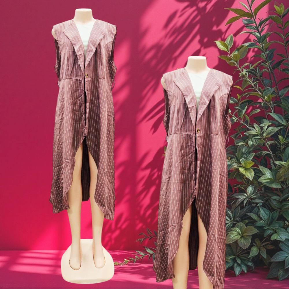 CRM Ladies Sleeveless Long Coat