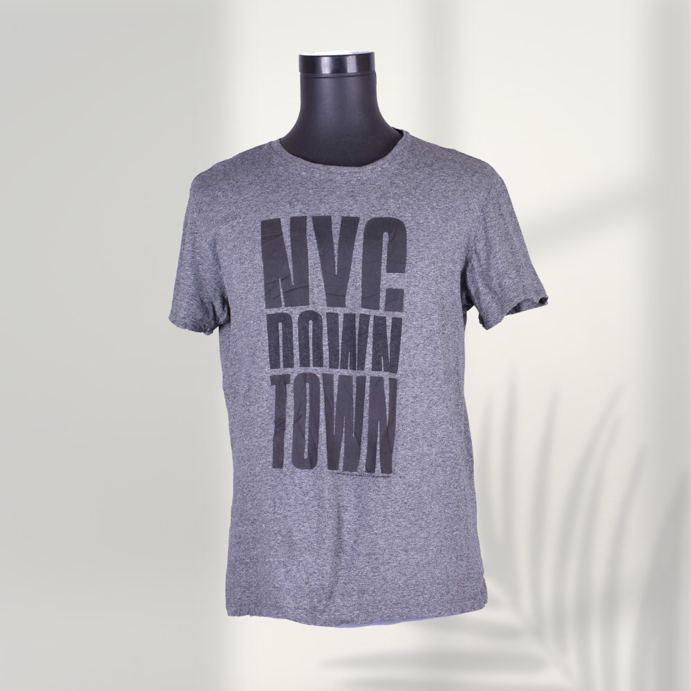 Supercreme Men T-Shirt Shortsleeve Roundneck/Collar