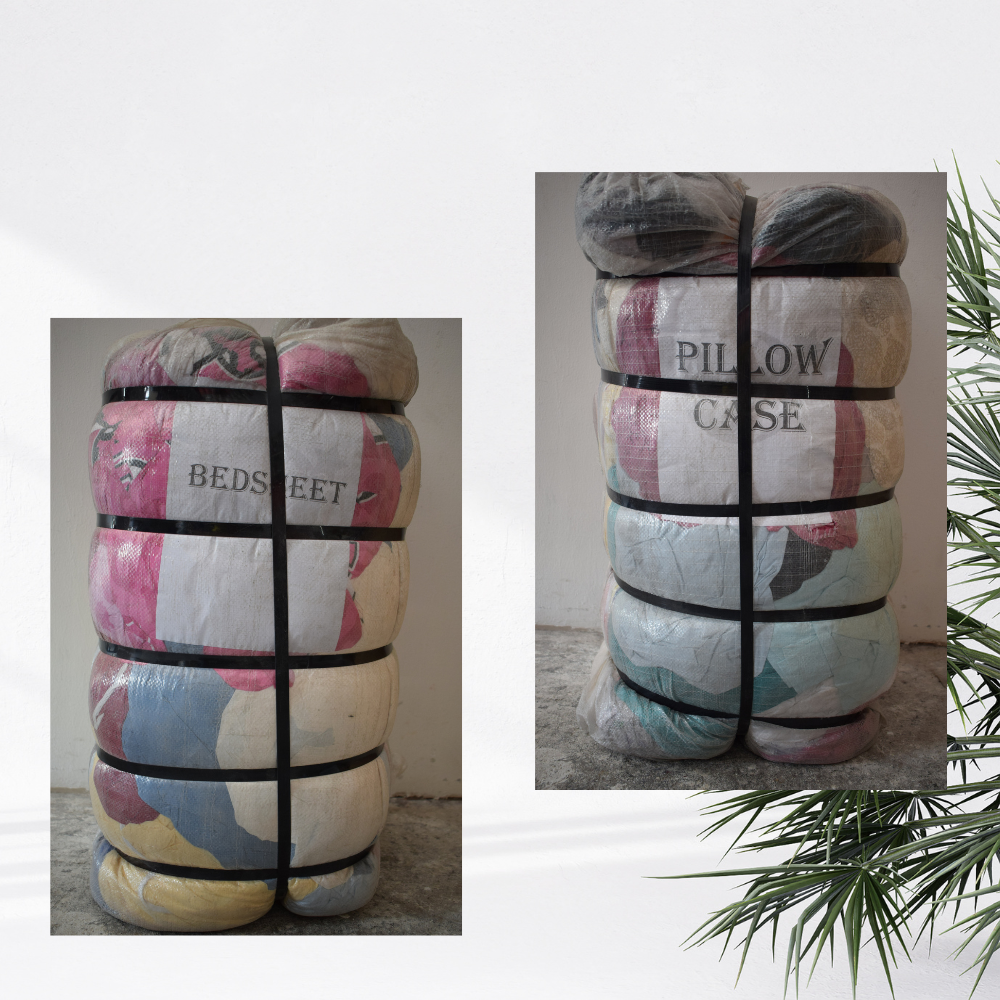 G-A  Bedsheet Elastic + Pillow cover 40kg
