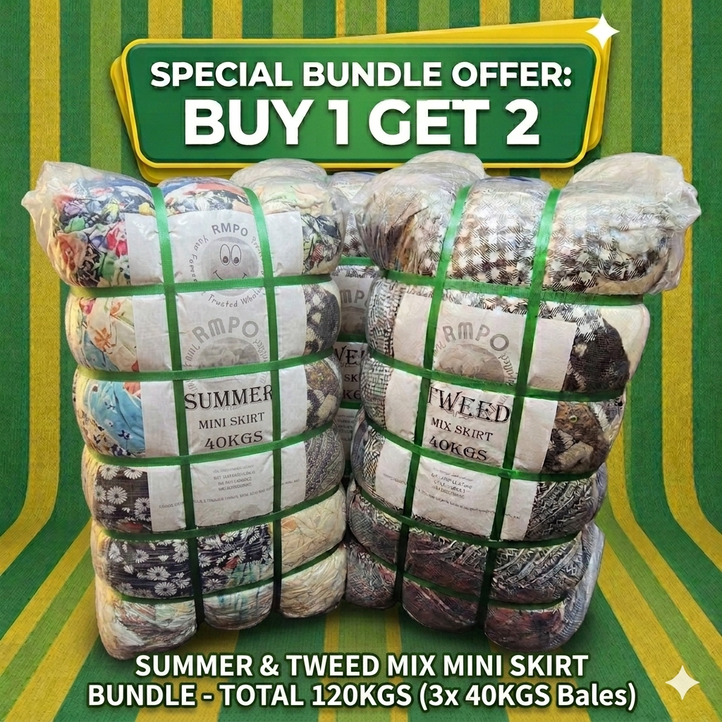 G-A Mini Skirt Tweed (Cotton, Tweed Mix) - BUY 1 GET 2
