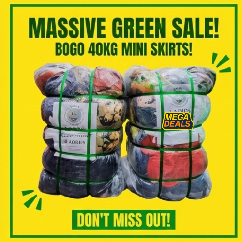 G-A Mini Skirt Summer (Cotton, Denim Mix) - BUY1 GET1