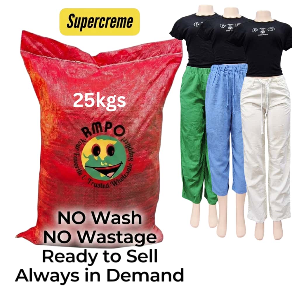 Creme Linen Pants 25kgs