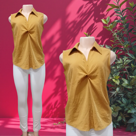 CRM Creme Poly Silk Cotton Blouse 40kgs