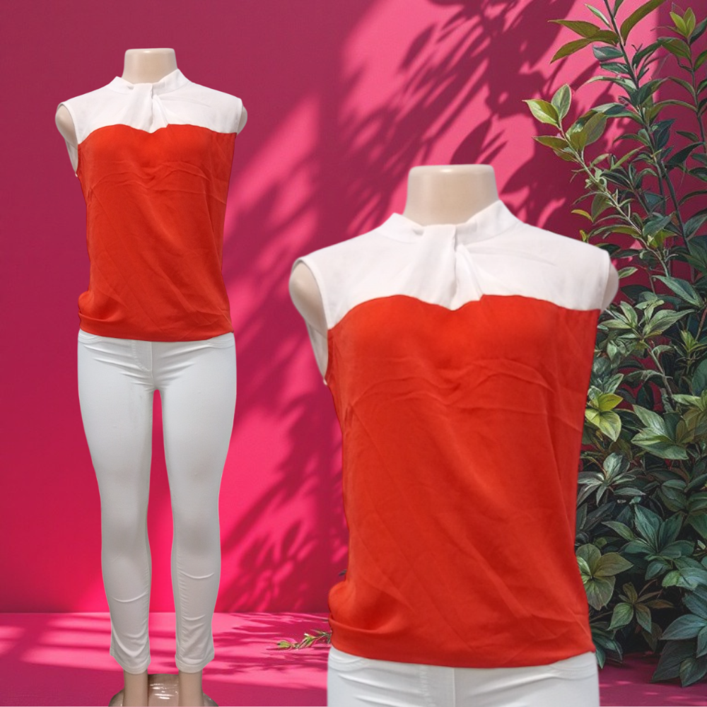 CRM Creme Poly Silk Cotton Blouse 40kgs