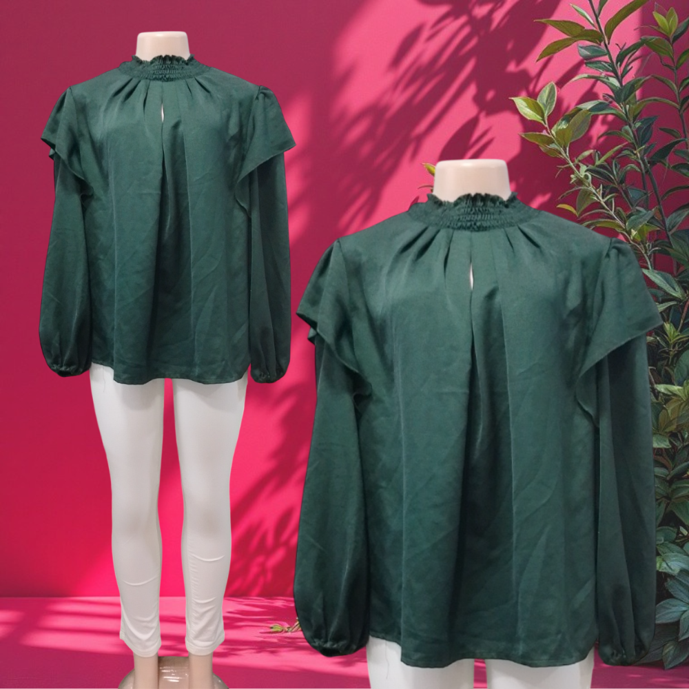 CRM Creme Poly Silk Cotton Blouse 40kgs