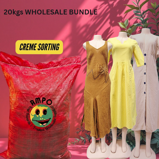 A Creme Linen Dress 20Kgs